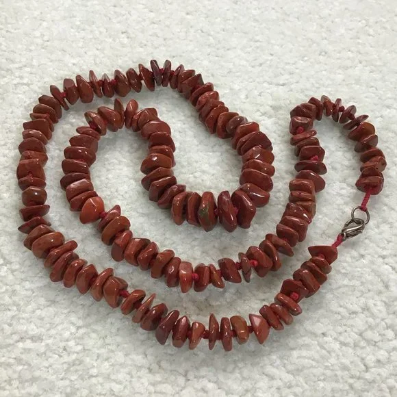 Striking Vintage Necklace Onyx Gemstone - Picture 12 of 14